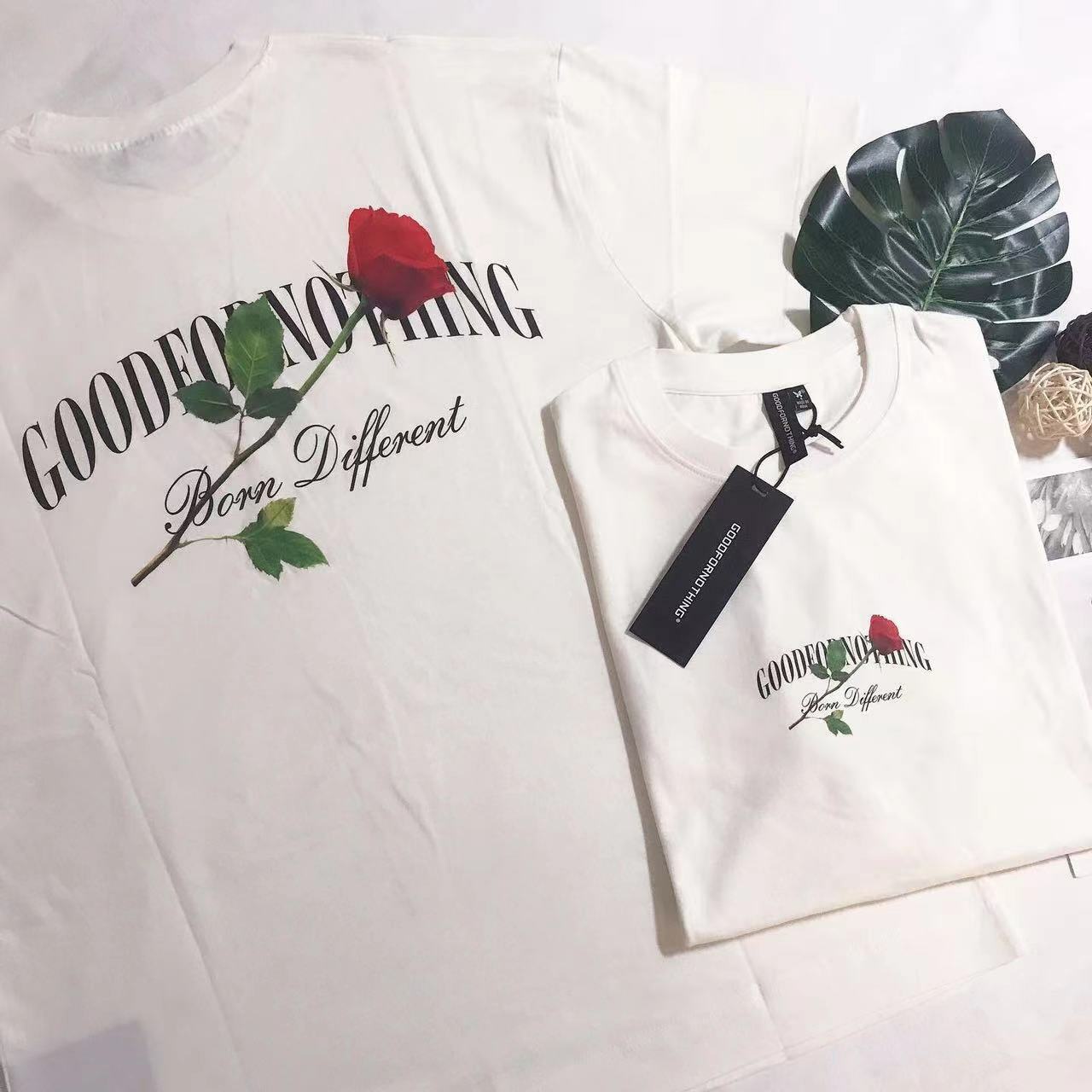 GOOD FOR NOTHING ROSE BACK PRINT TEE