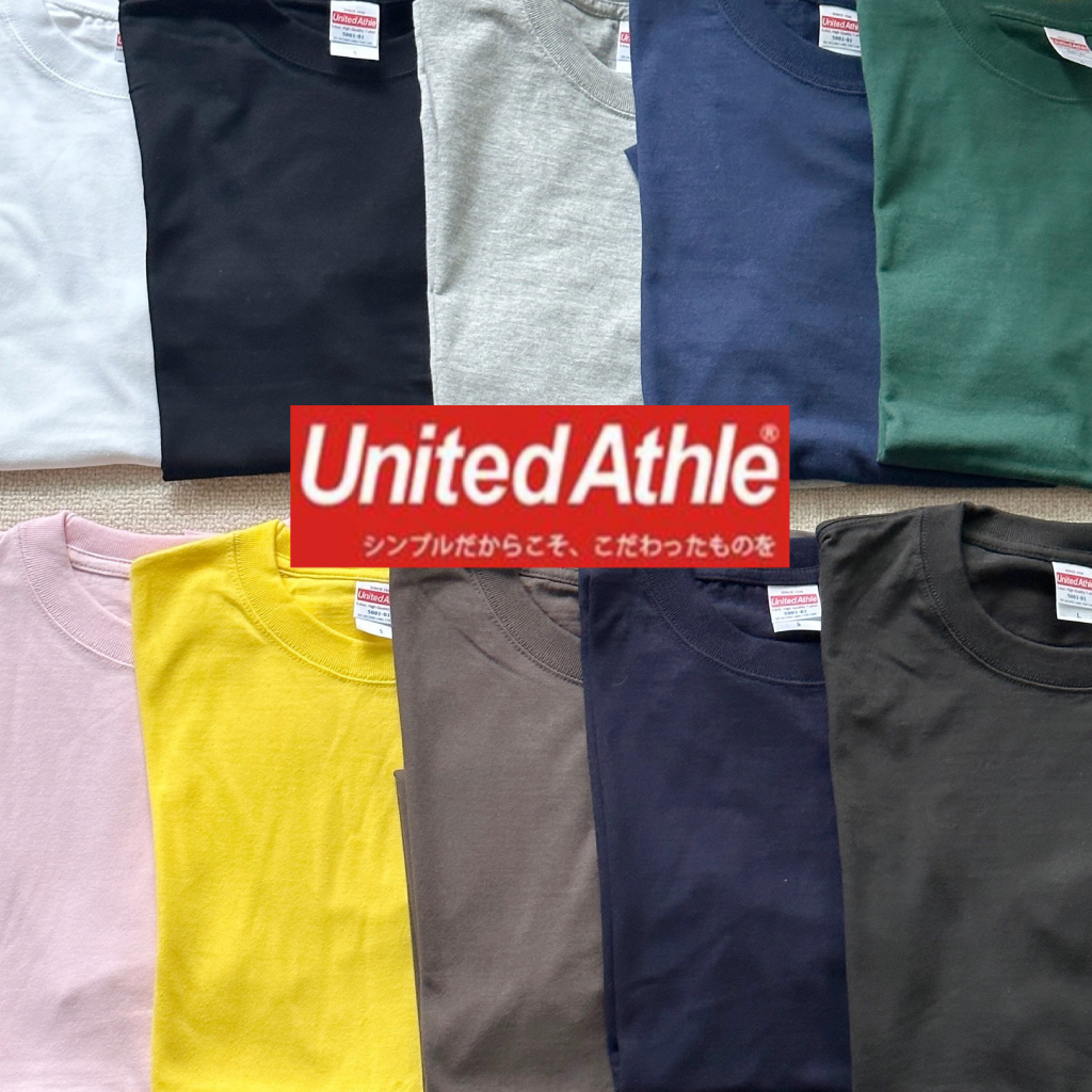 #現貨供應 日本UNITED ATHLE 經典基礎色 柔棉5.6oz 厚磅  短袖 10色