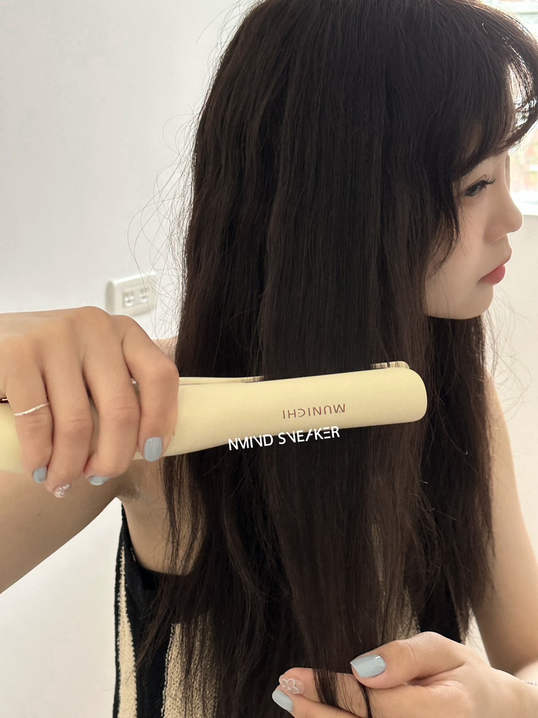 <快速出貨> Munichi 直捲兩用溫控無線離子夾