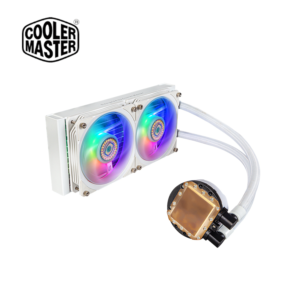 Cooler Master Masterliquid PL240 Flux CPU水冷散熱器 黑色/白色