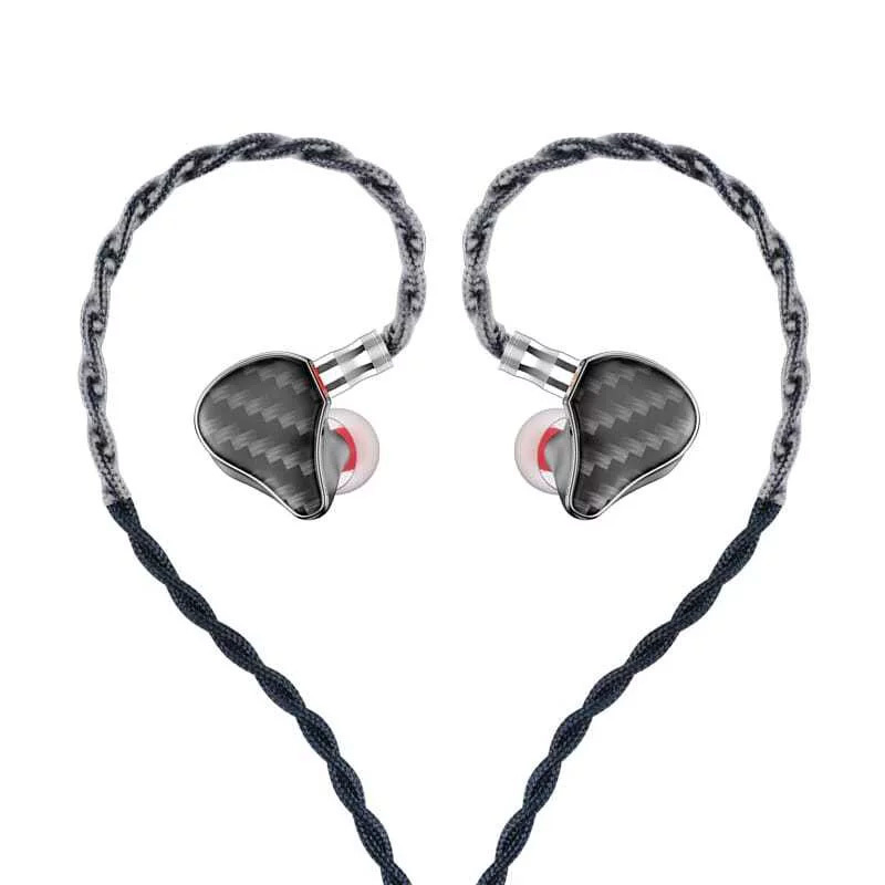 Nicehck 凌雲Topguy 旗艦級鈦鎂合金動圈耳機- 黑面版