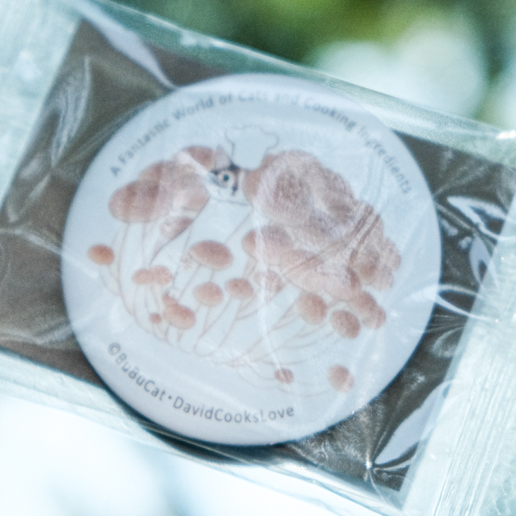 補補貓‧大衛煮愛｜絕版｜胸章｜鴻禧菇