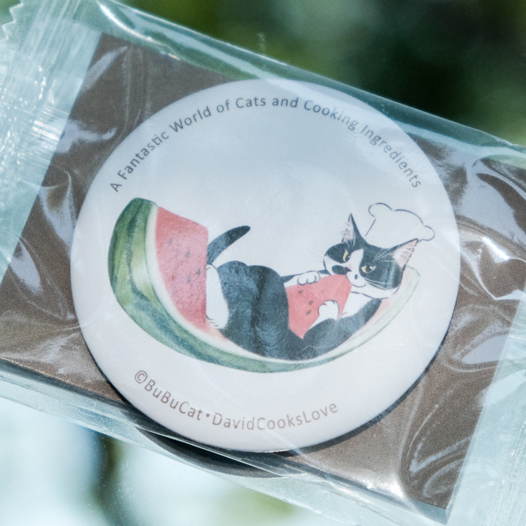 補補貓‧大衛煮愛｜絕版｜胸章｜西瓜小船