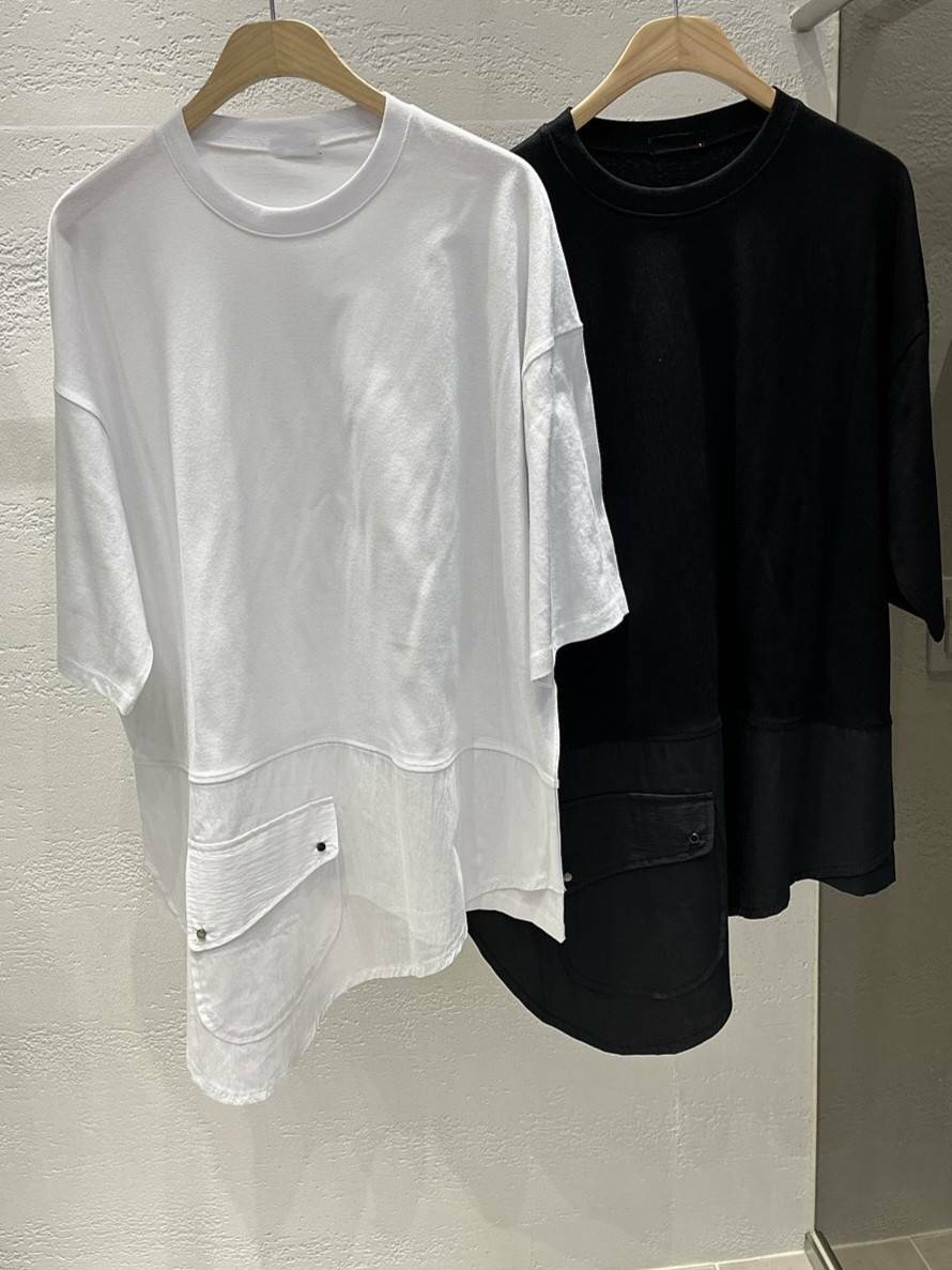 GOF斜邊口袋短袖T恤