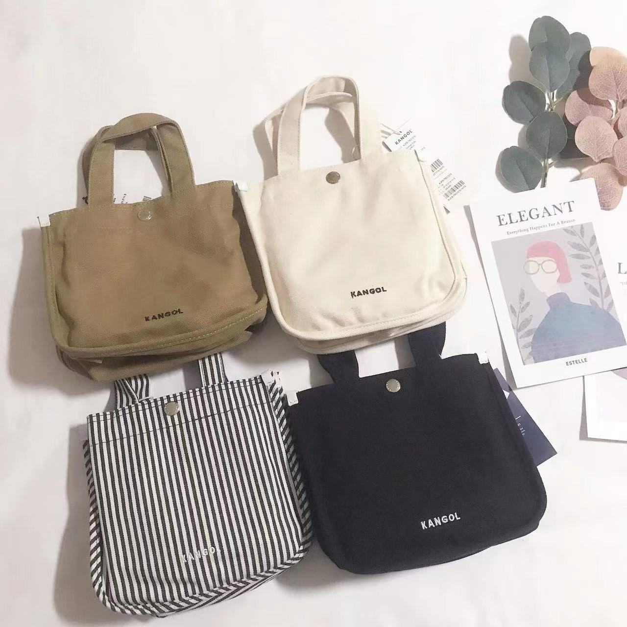 KANGOL CANVAS TOTE BAG MINI 絕版款