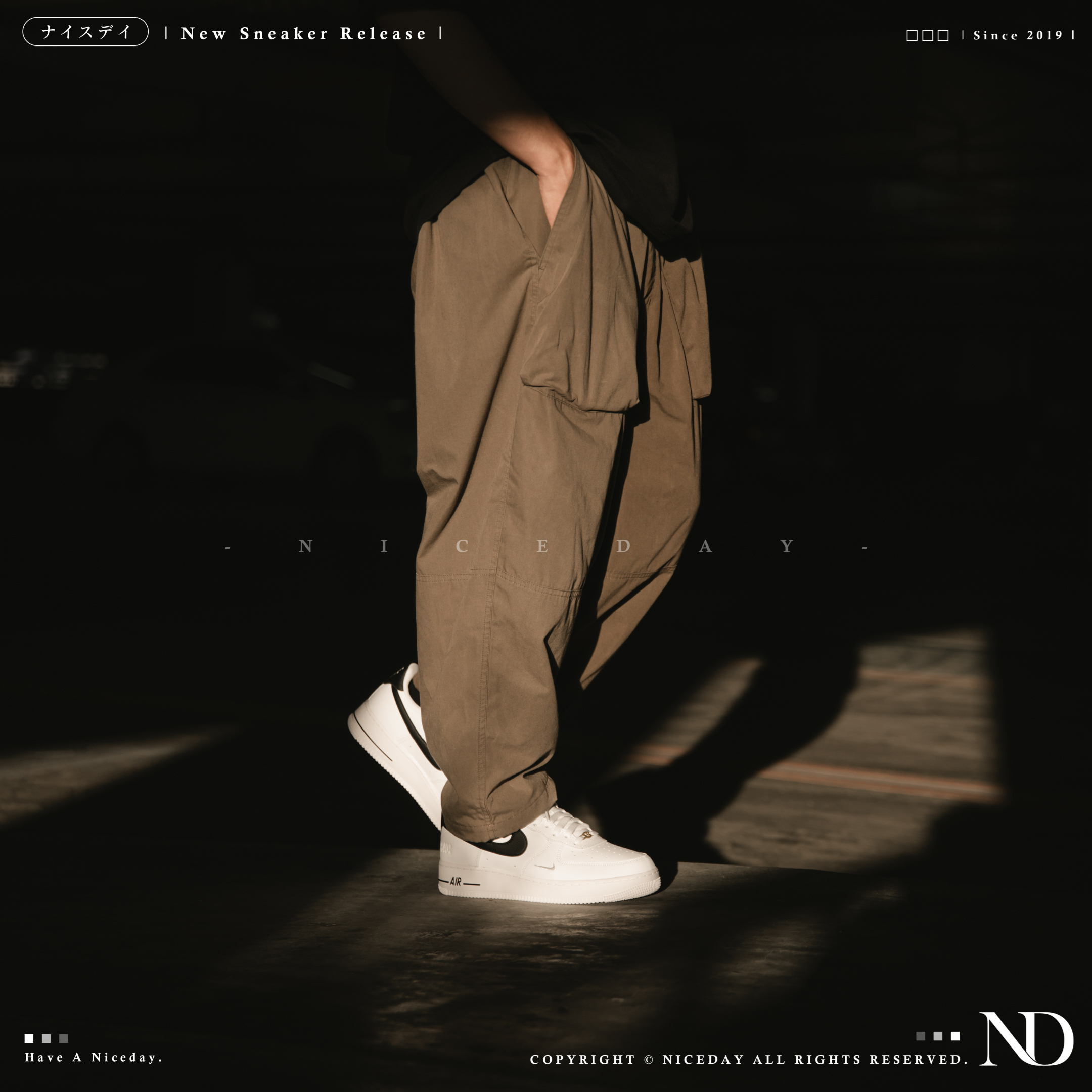 【 零碼出清 】 Nike Air Force 1 黑勾 金釦 40週年  DQ7658-100