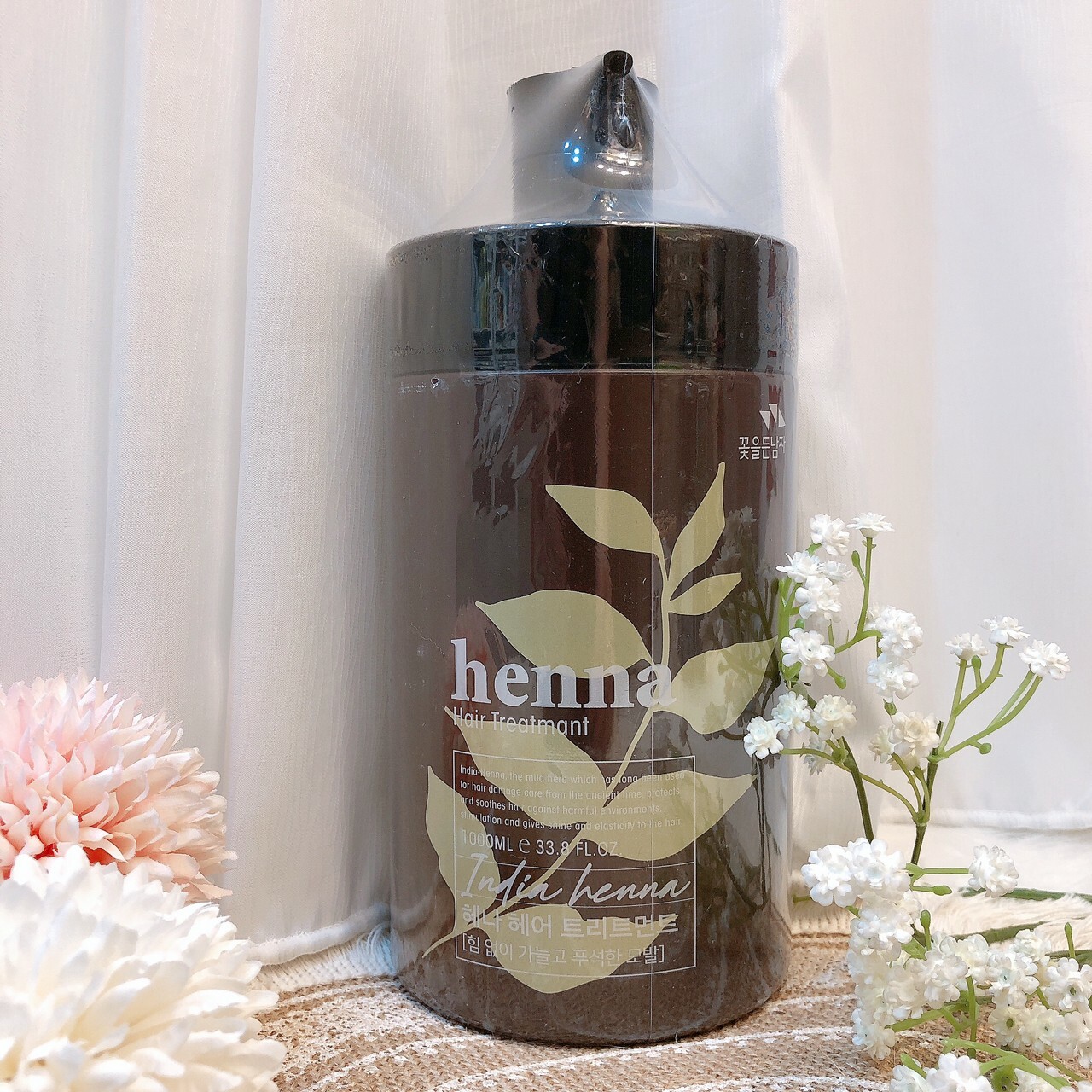 韓國 指甲花亮采髮膜(護色系列) 1000ml