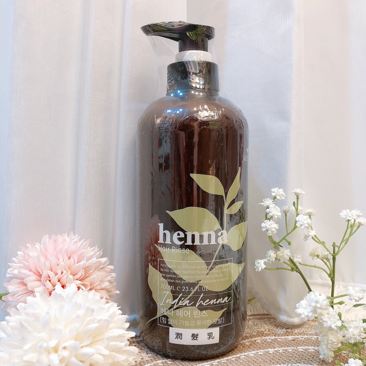 韓國 指甲花亮采潤髮乳(護色系列) 700ml