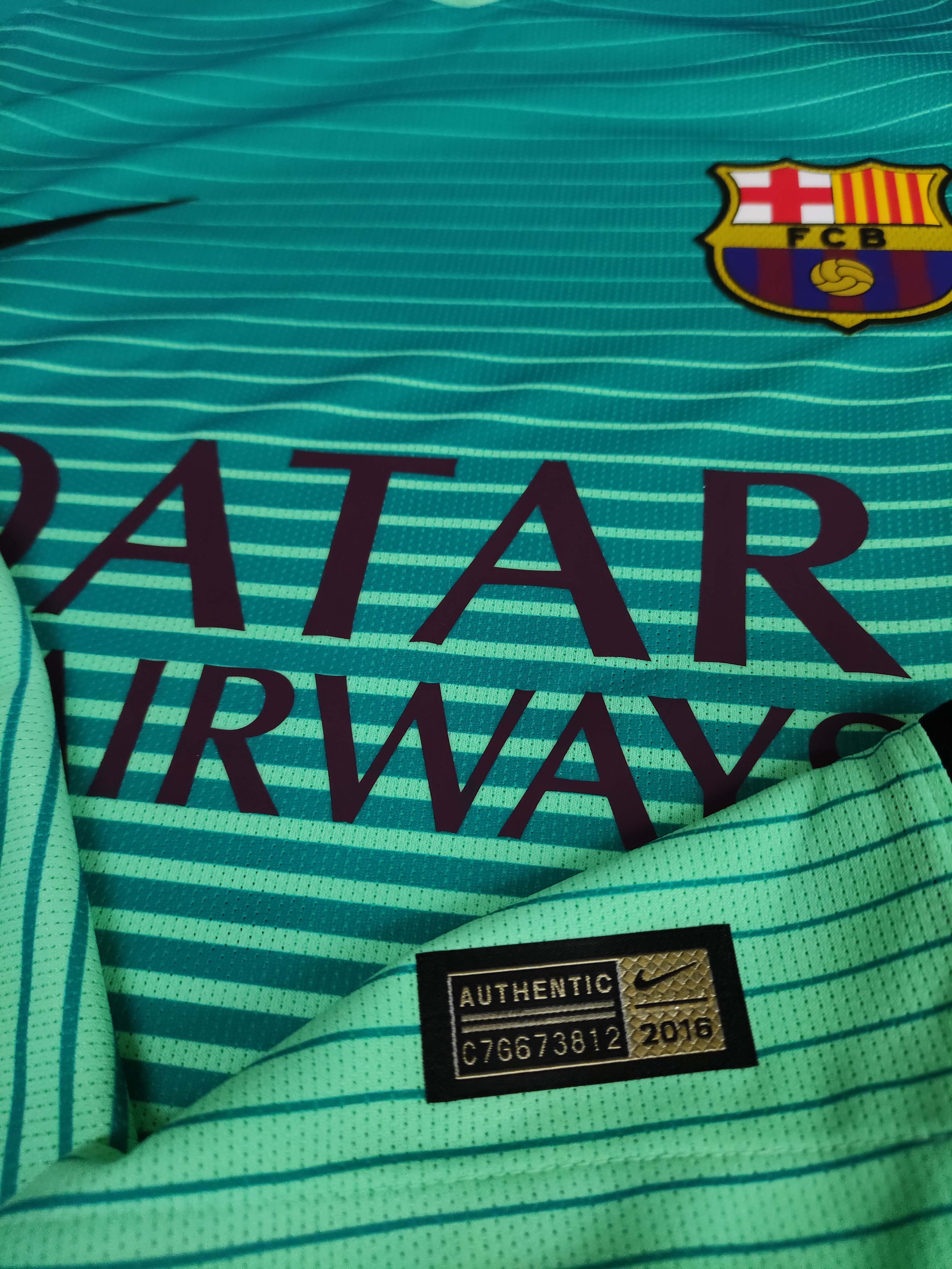 16-17巴塞隆拿二客美斯球員版球衣