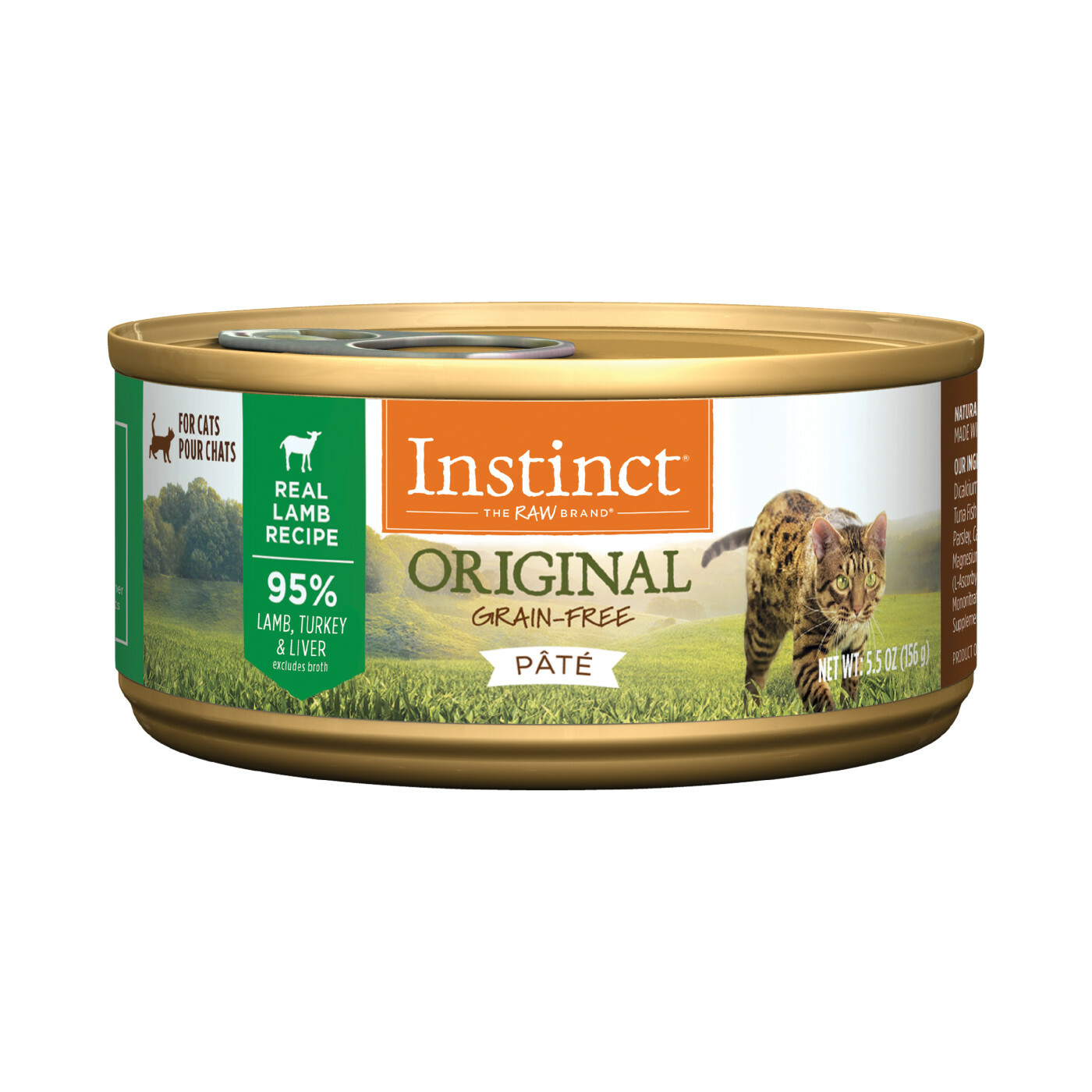 Instinct 本能 – 經典無穀物羊肉貓罐頭 Original Grain Free Pate Lamb Recipe 85g