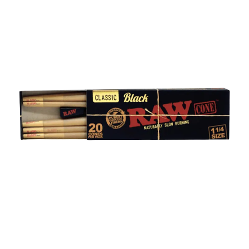 RAW Black - 黑標 & 黑金預捲菸 - 煙紙 20入 76mm