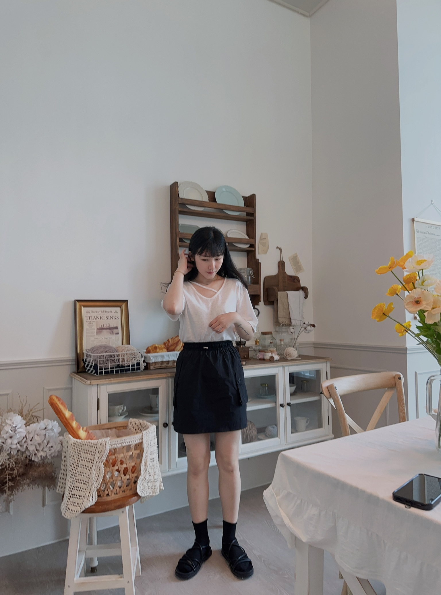 Y2K 工裝短裙（現貨）