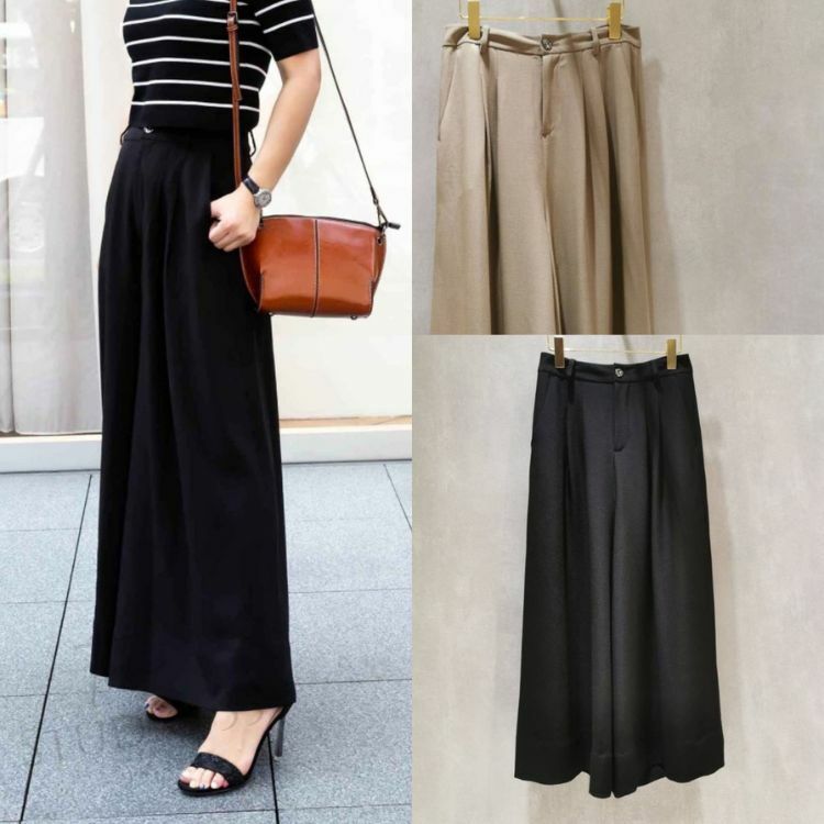 Adore高腰全長西裝寬褲