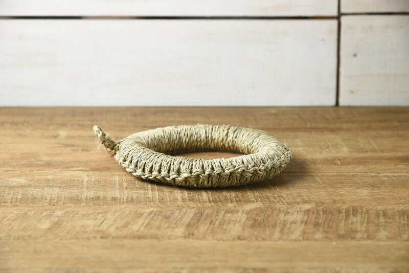 天然草繩編織 隔熱墊｜日本い草の鍋敷き