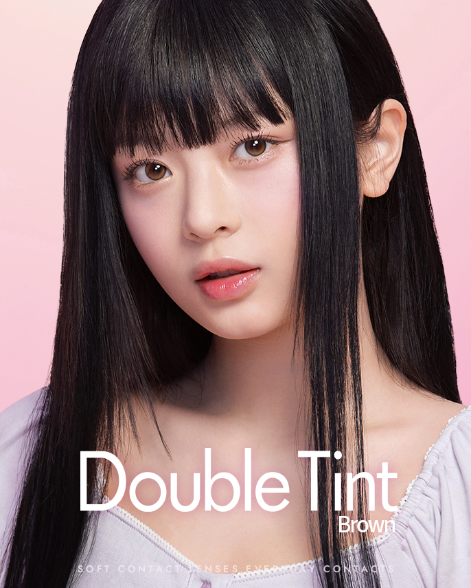 [23/02 - 06/03] OLENS Double Tint BROWN One Day Soft Contact Lens [20P]