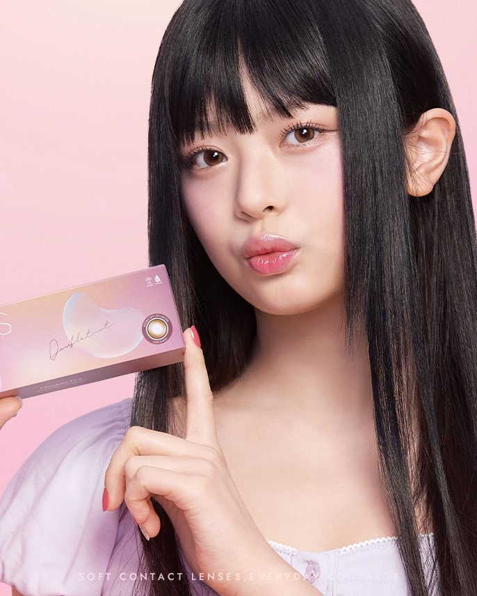 [23/02 - 06/03] OLENS Double Tint BROWN One Day Soft Contact Lens [20P]