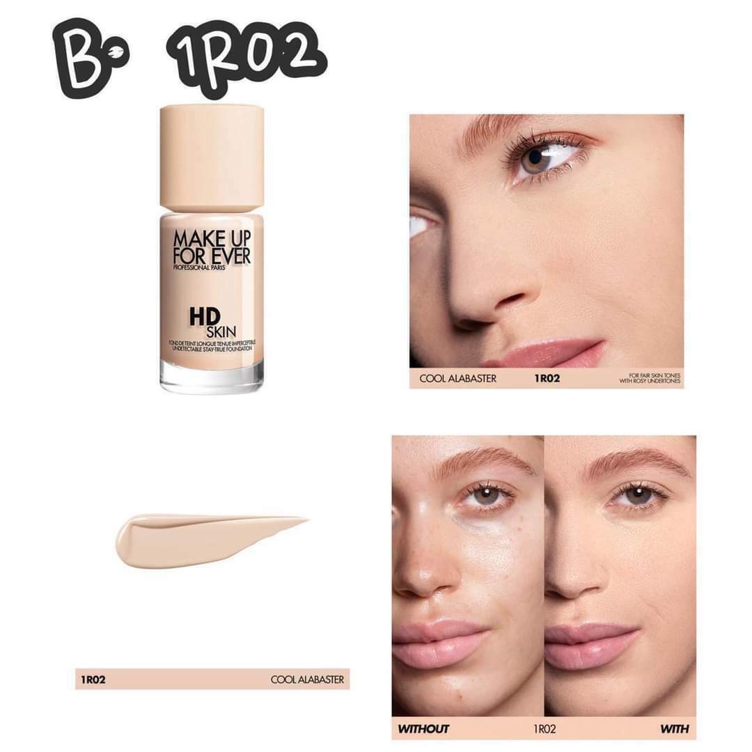 Make Up Forever🔥 HD SKIN 粉無痕持久粉底液30ML