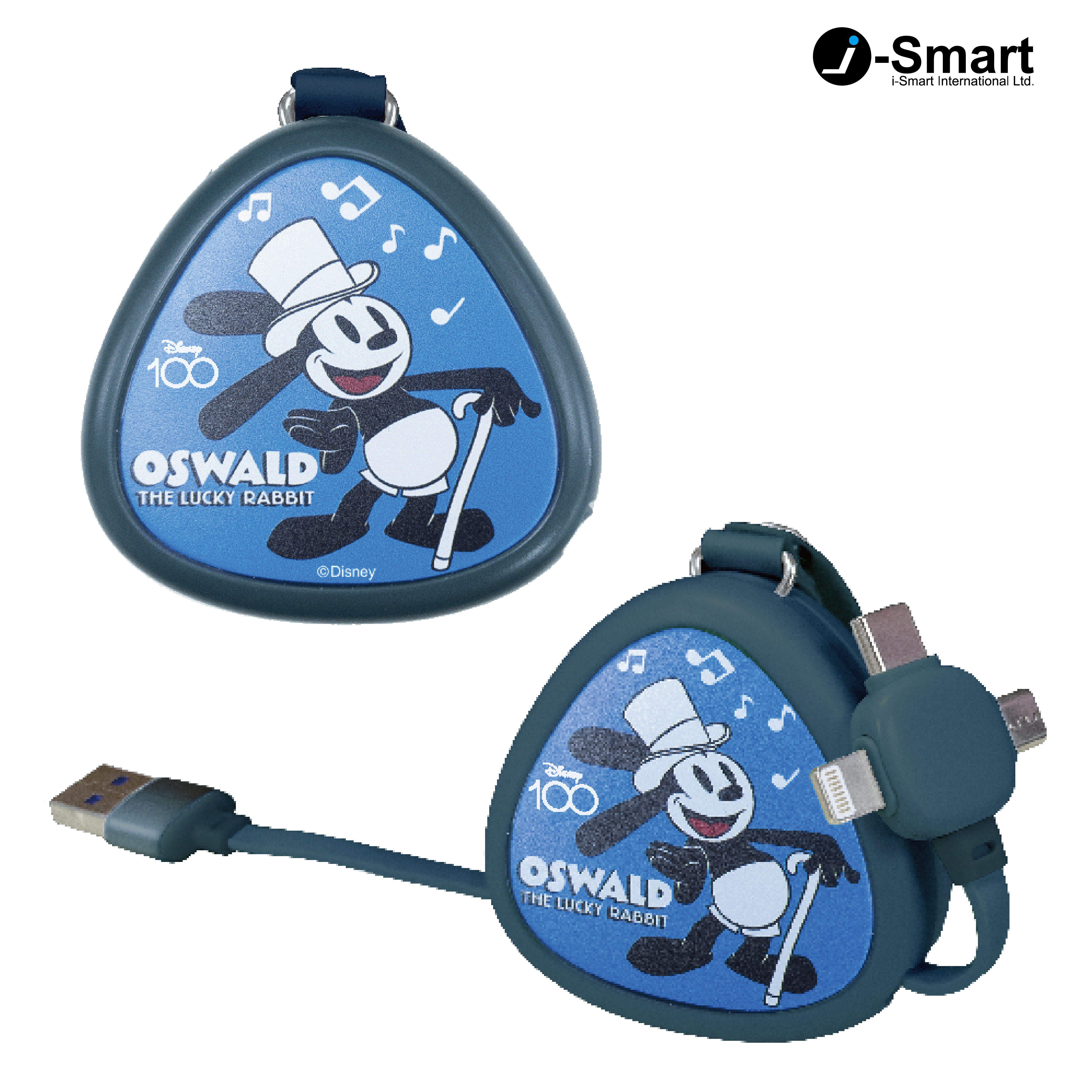 i-Smart-迪士尼-3合1充電線(66W)-奧斯華 Oswald
