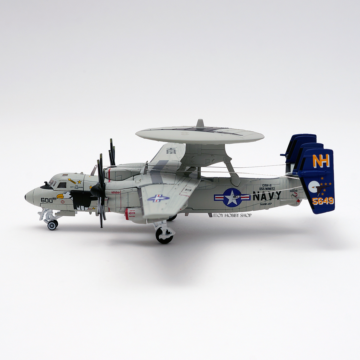 Amazon.co.jp: 精密 変形 S14 1/144 E-2C 早期警戒機 E2 VAW-117