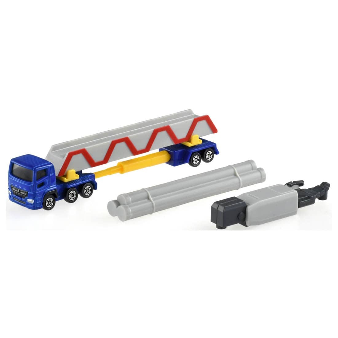 Takara Tomy Tomica BX140 Mitsubishi Fuso Super Great Pole Trailer