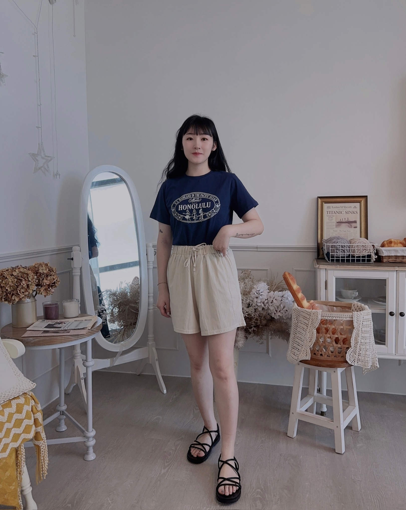 涼浸浸休閑短褲(現貨)