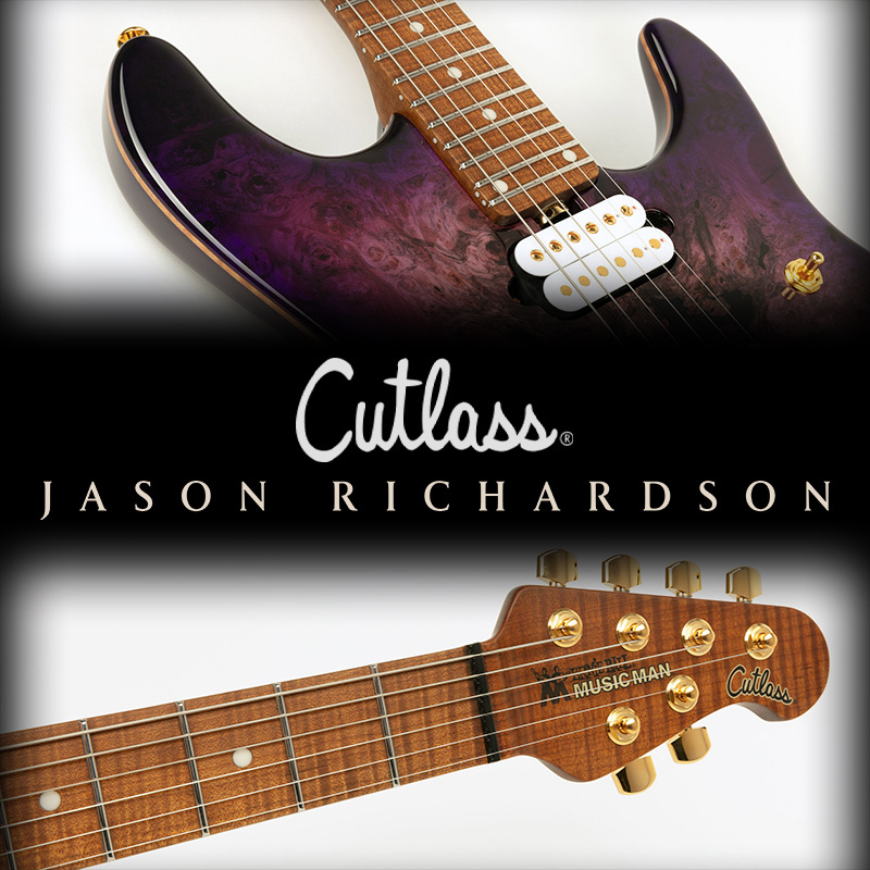 又昇樂器.音響】簽名款Music Man 美廠Jason Richardson 7 Cutlass 七弦