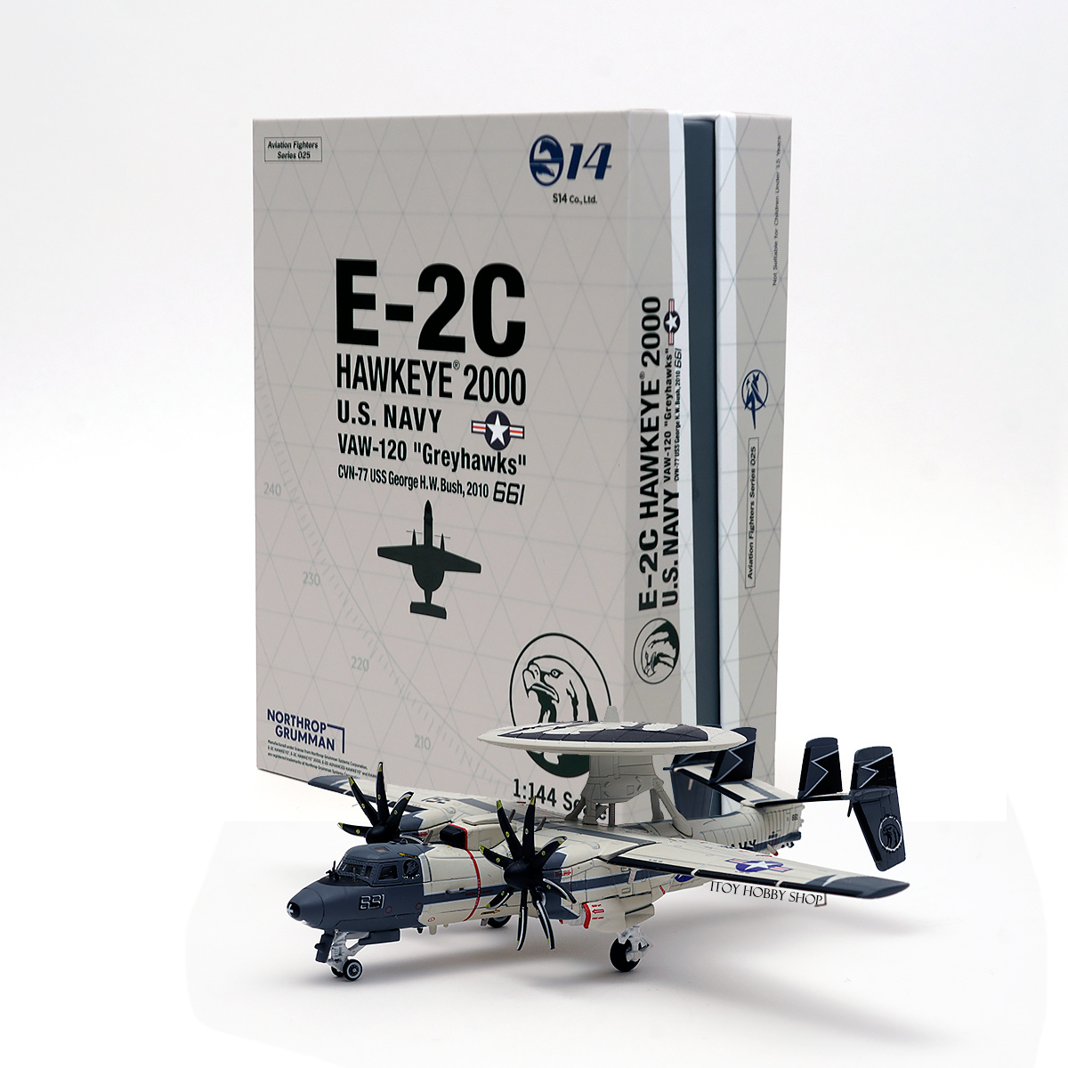 1:144《日本S14》E-2C Hawkeye 空中預警機｜ITOY HOBBY SHOP