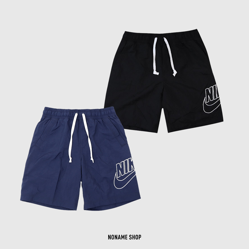NIKE NSW Sportswear 字勾空心 尼龍 休閒短褲 兩色 (男款)