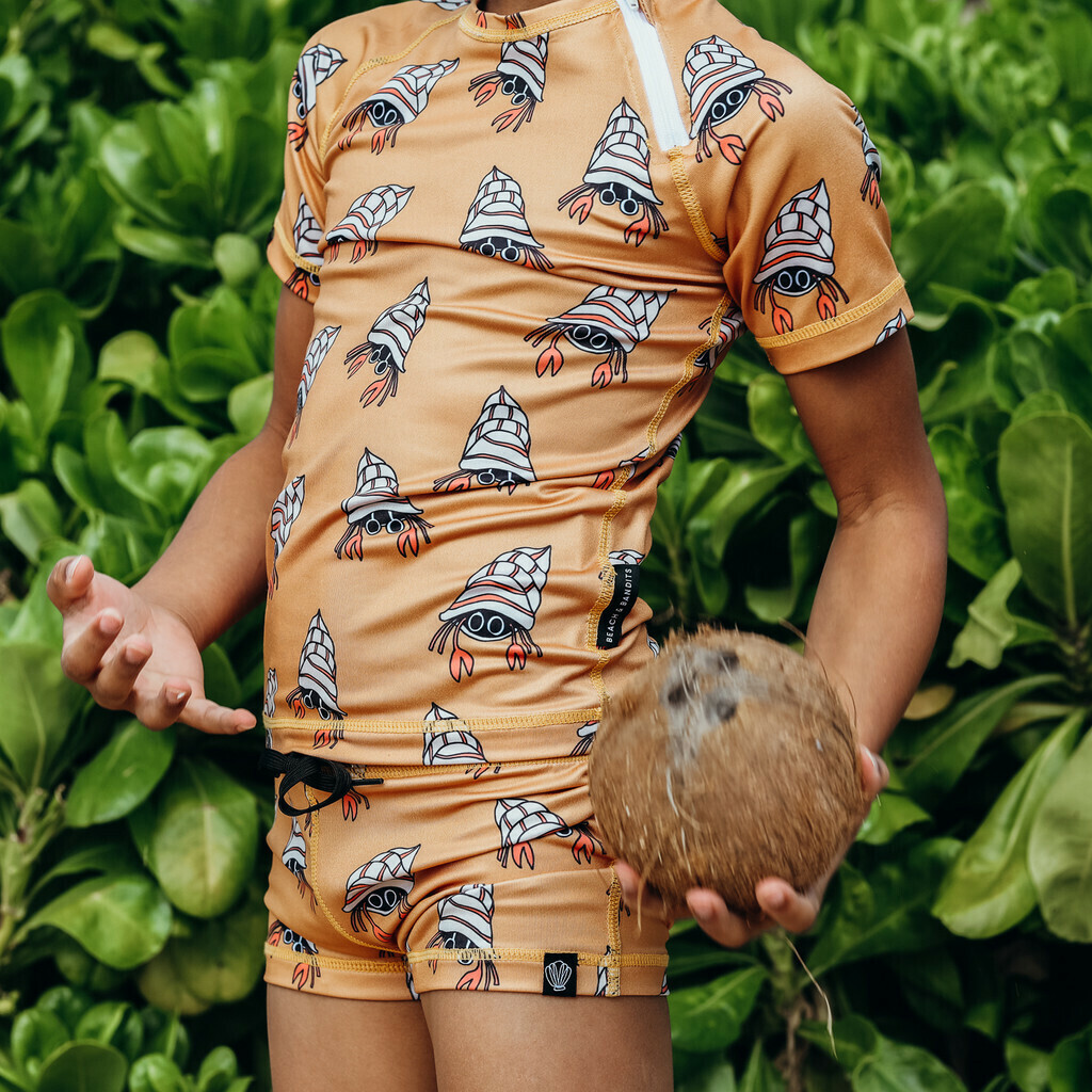 〖 Beach&Bandits 〗寄居蟹防曬兩件式泳衣