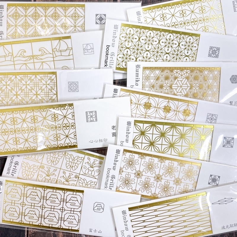亞力文化 老屋窗花 金屬蝕刻書籤