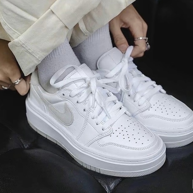 Wmns Air Jordan 1 Elevate Low 'White Neutral Grey' DH7004-110【現貨商品】