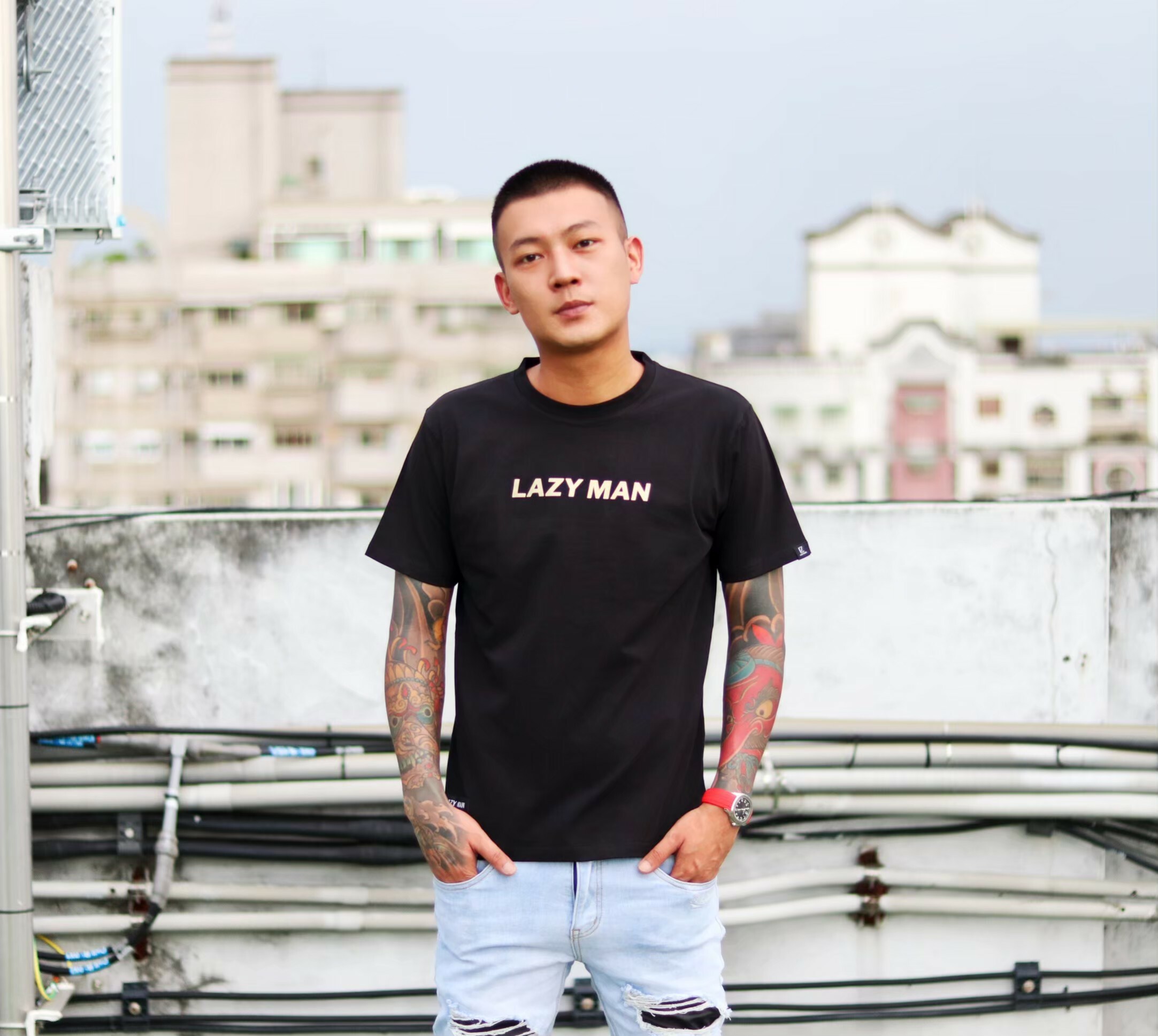 Lazy Man 第十四代 鶴  (刺鏽款)