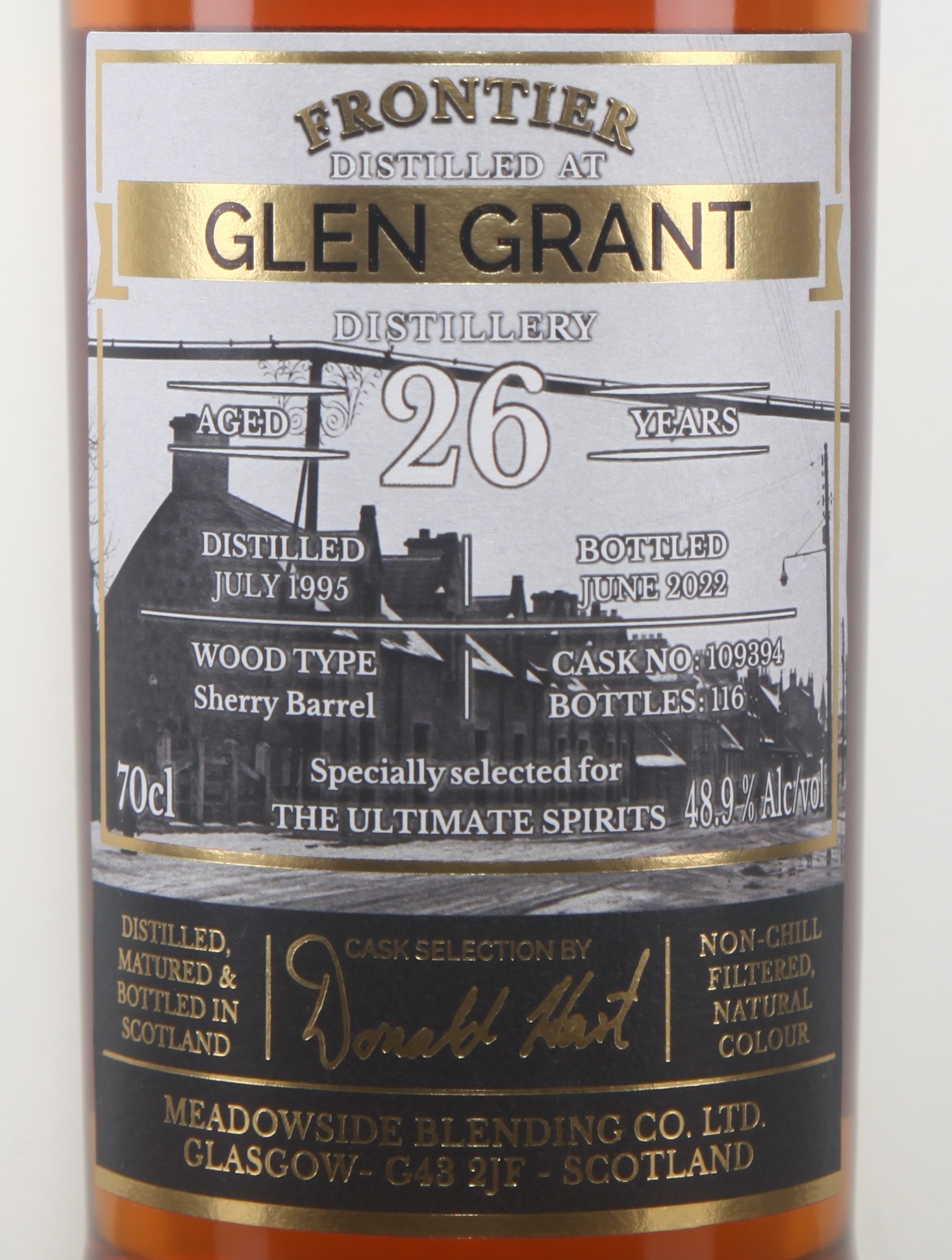 The Maltman Glen Grant 1995 26YO Sherry Barrel #109394 48.9%
