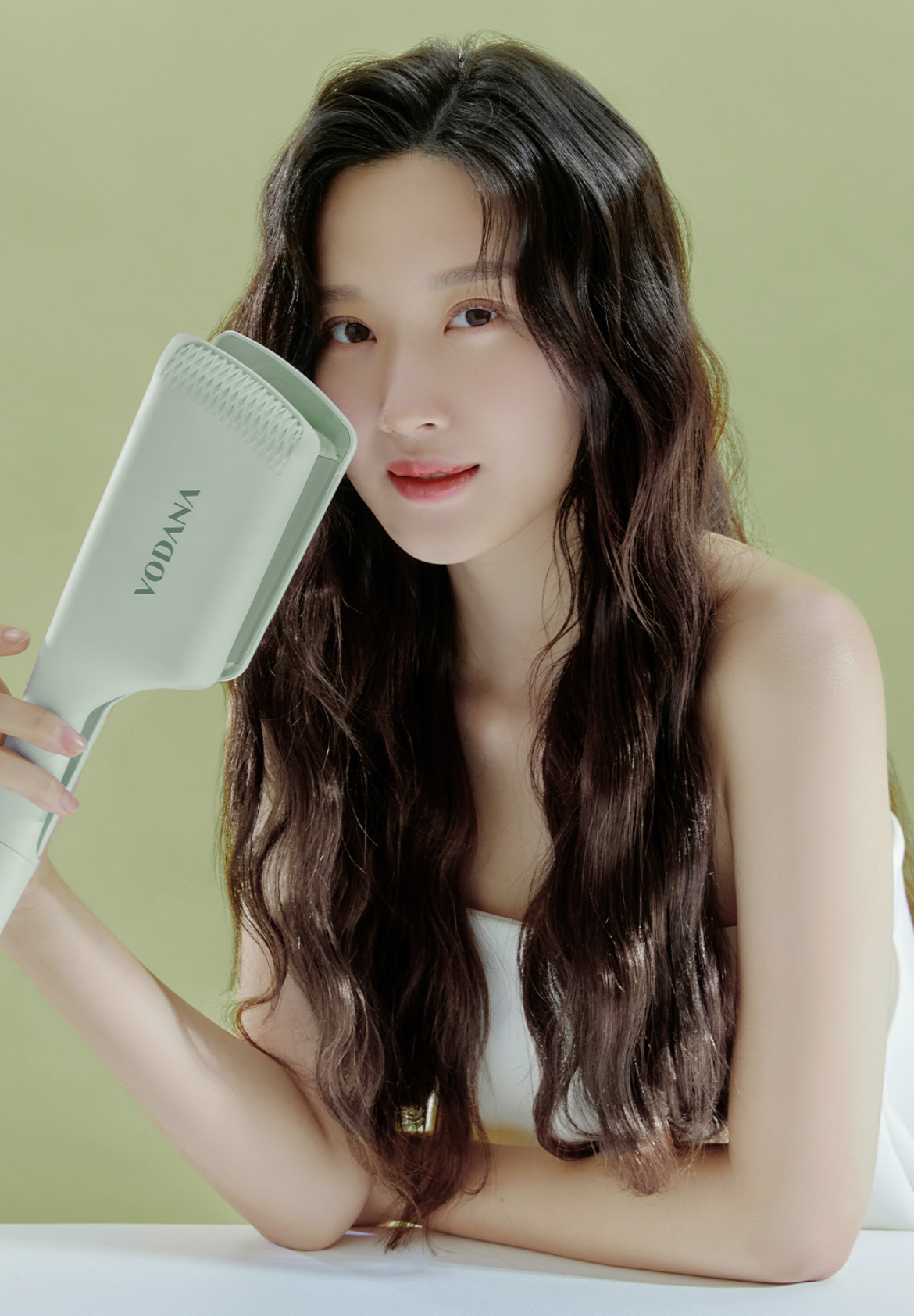 Vodana - triple flow wave iron 40mm (spring mint)