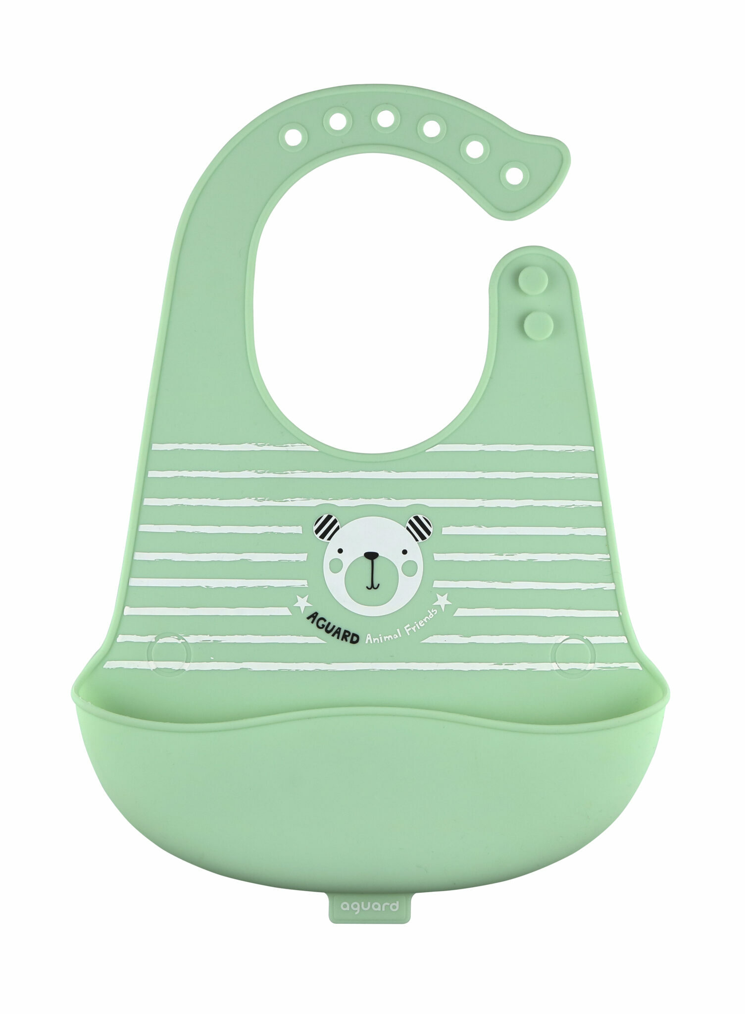 韓國 aguard 便攜口水肩 – 熊仔