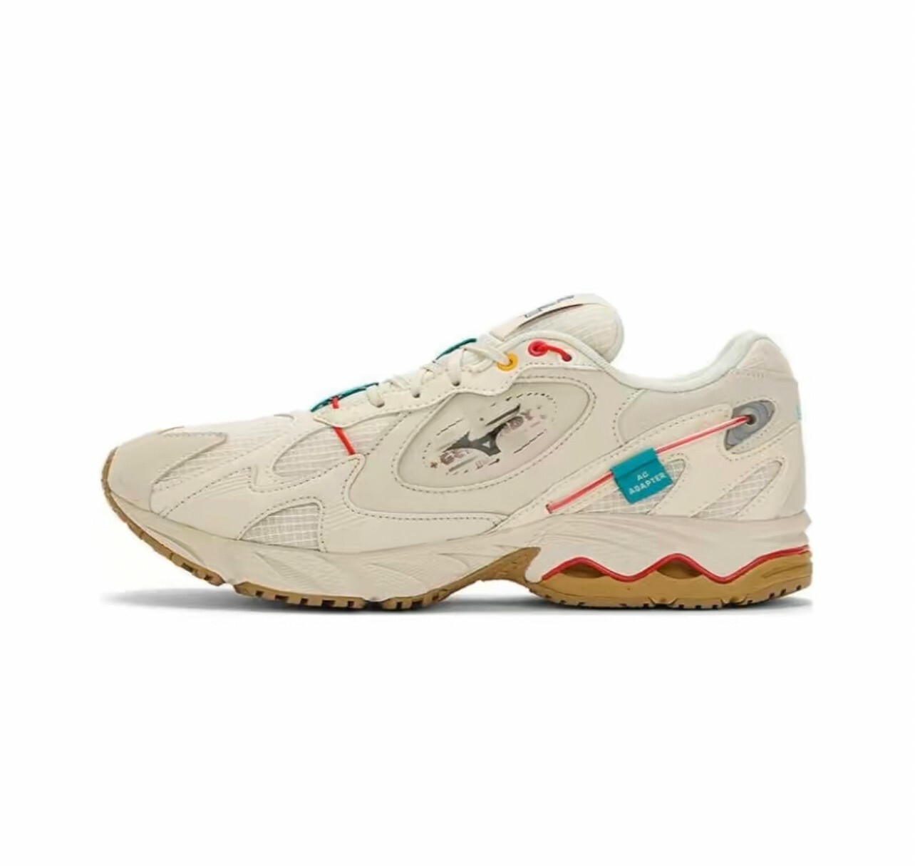 代購 Mizuno Wave Solar PLAYER PACK 電玩配色 跑步鞋 運動鞋 棕灰 JUN