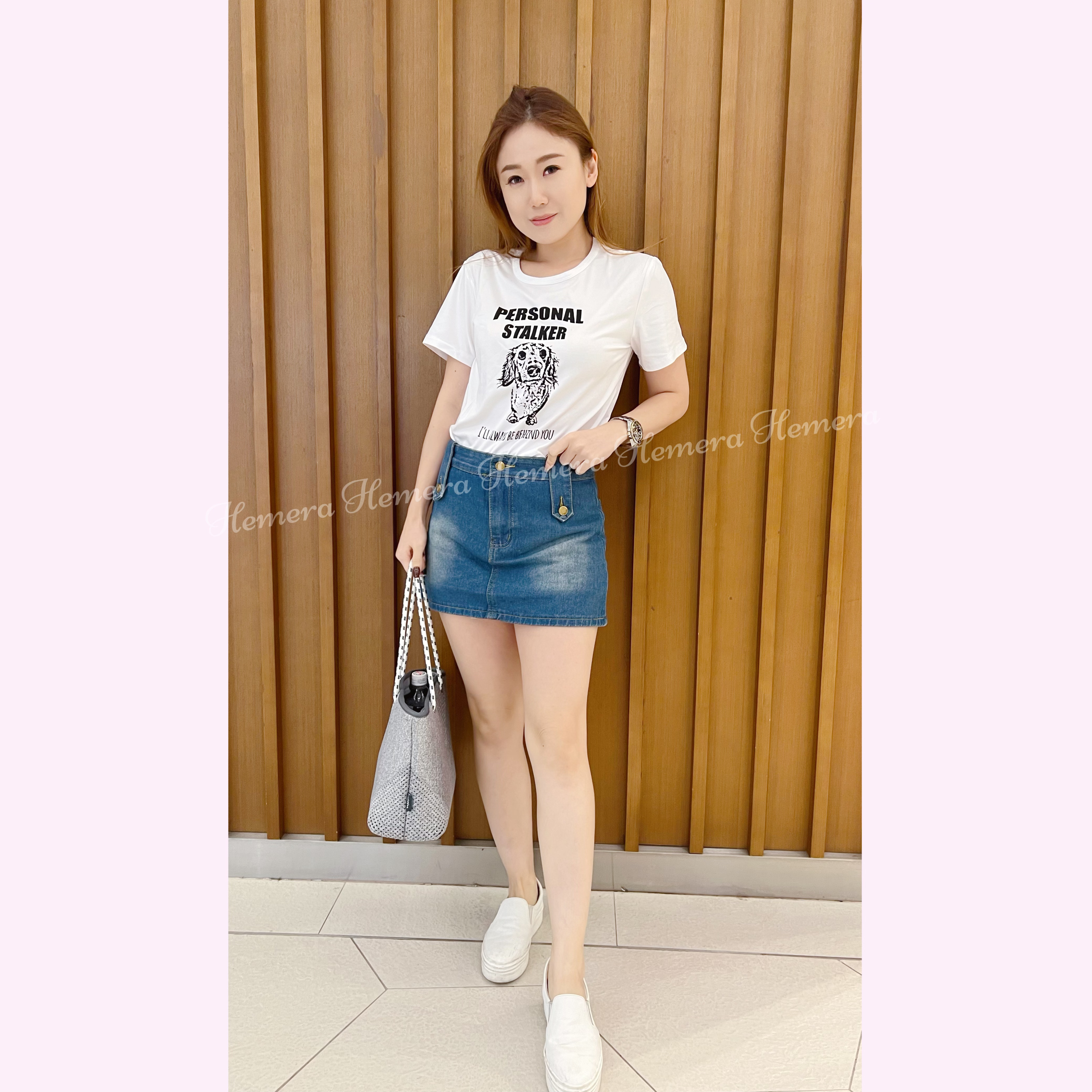 TP23W0631 專屬跟蹤者狗狗棉質短版T-SHIRT