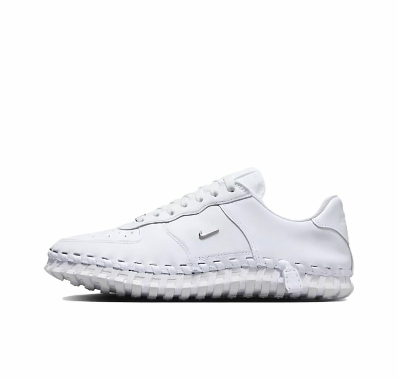 代購 Jacquemus x Nike J Force 1Low 編織 休閒鞋 女 白 JUN-