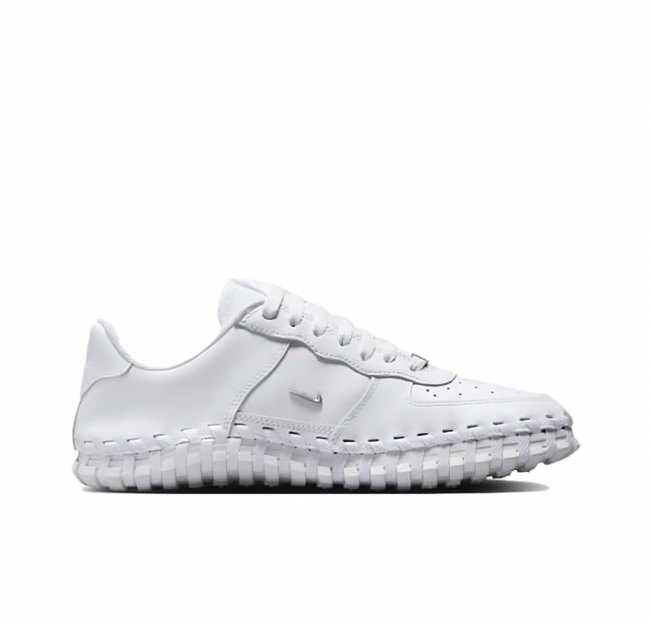 代購 Jacquemus x Nike J Force 1Low 編織 休閒鞋 女 白 JUN-