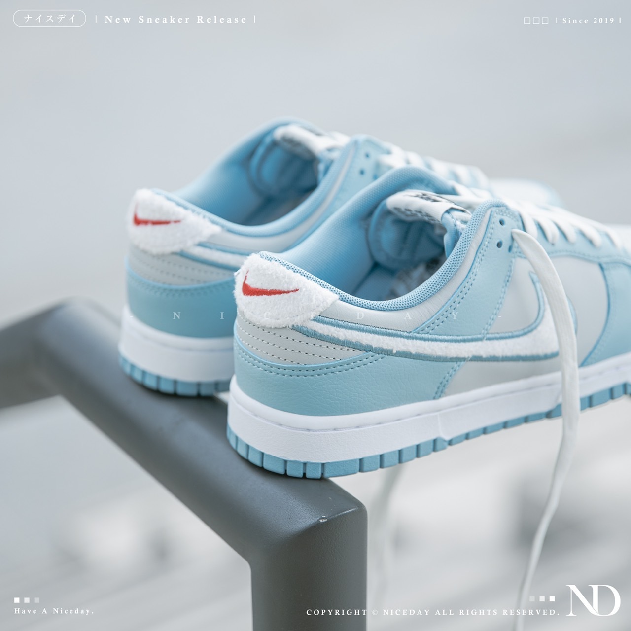 NICEDAY 代購Nike Dunk Low 海鹽天藍藍白男款FB1871 011