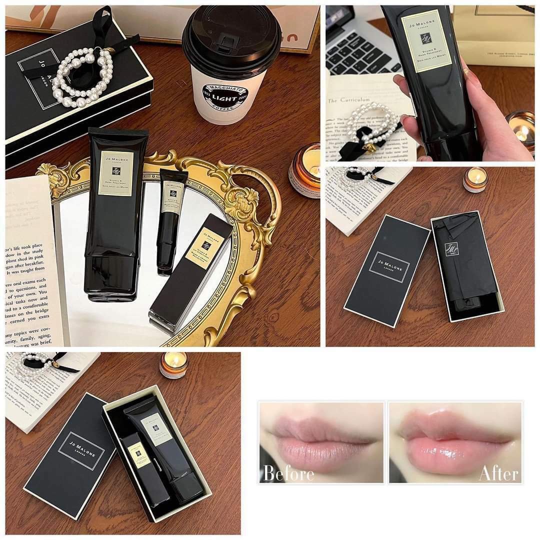 Jo malone 維他命E兩件套裝（潤唇蜜15ml+護手霜30ml）