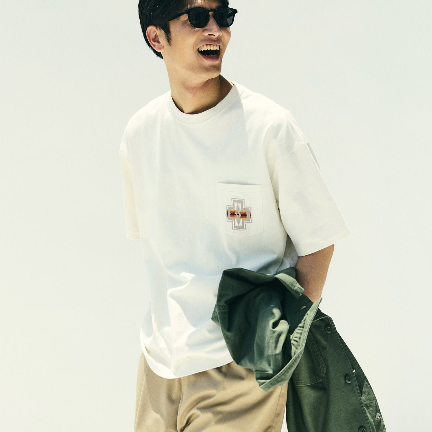 Pendleton JP Embroidery Pocket Tee