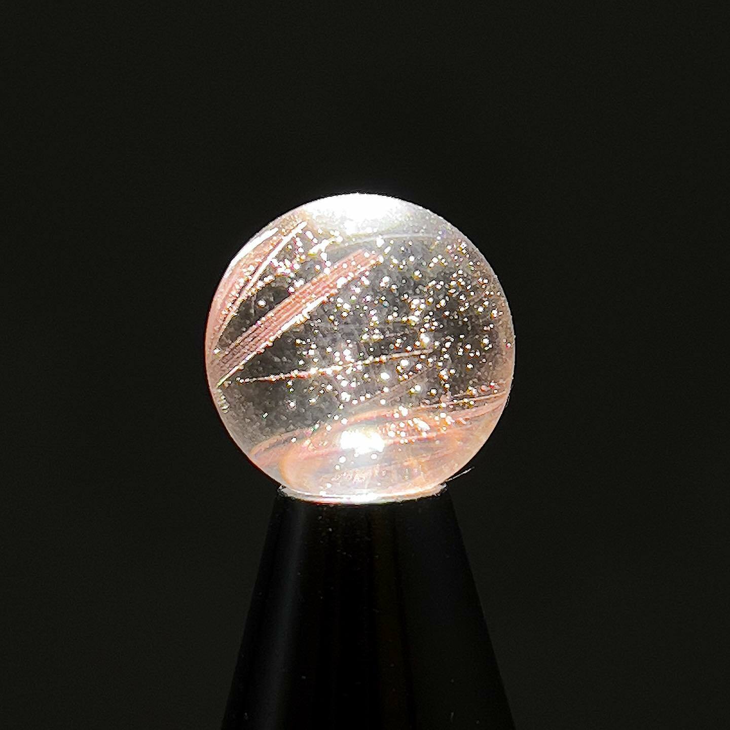 精品紅針水晶球