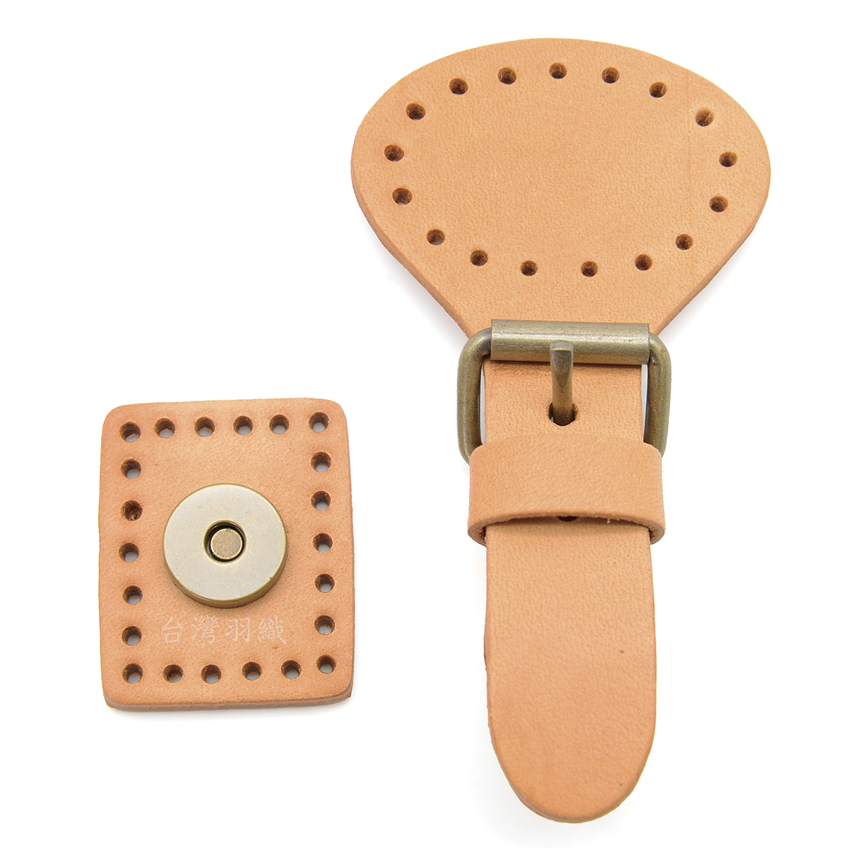 真皮可調式皮盼釦