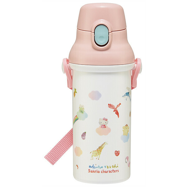 日本 Skater 銀離子抗菌 直飲式冷水壺 (夢幻KITTY，480ml)