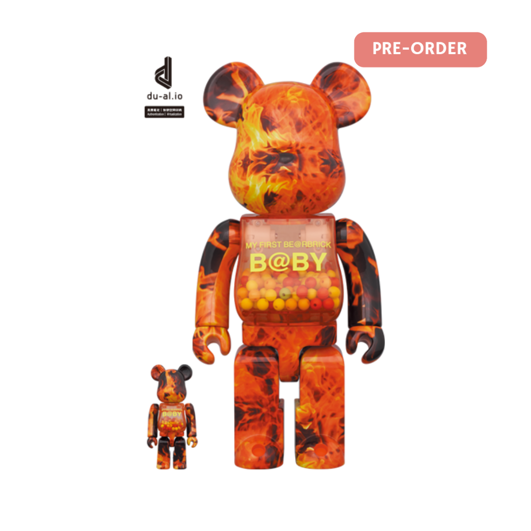 MY FIRST BE@RBRICK B@BY FLAME Ver. 100％ & 400％