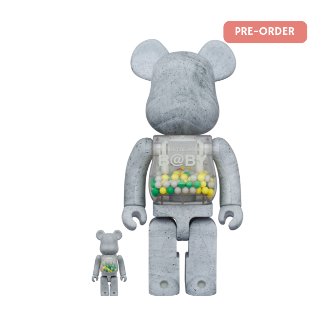 MY FIRST BE@RBRICK B@BY “CONCRETE” 100％ & 400％