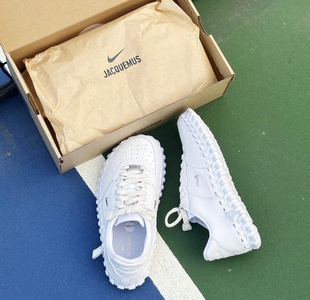 預購 JACQUEMUS X NIKE J FORCE 1 聯名 法國品牌 精品 芭蕾風 編織鞋