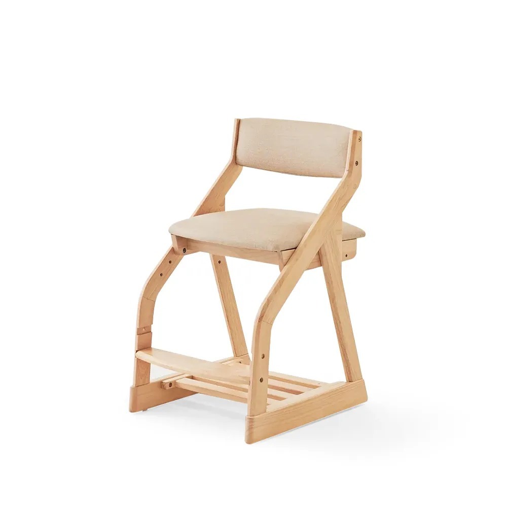 Calla 可調式實木成長椅(兩色可選)