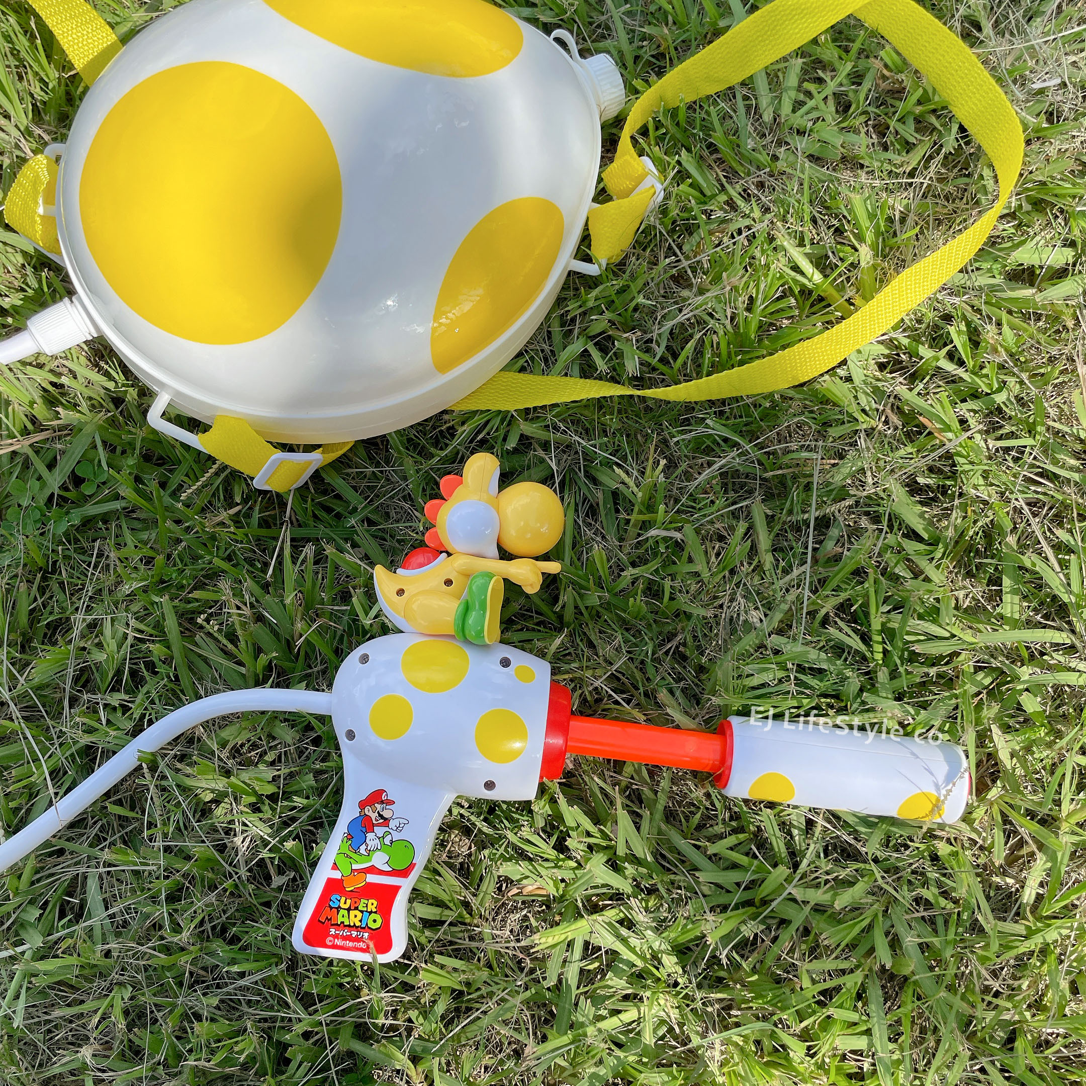 日本限定🇯🇵 超級瑪利歐 MARIO 耀西 烏龜蛋 水槍 黃 綠 夏日必備 / 現貨